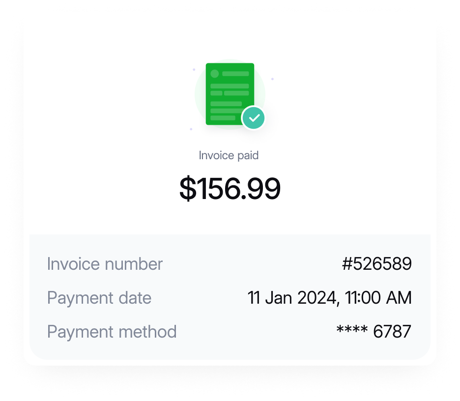 Reciba pagos sin código